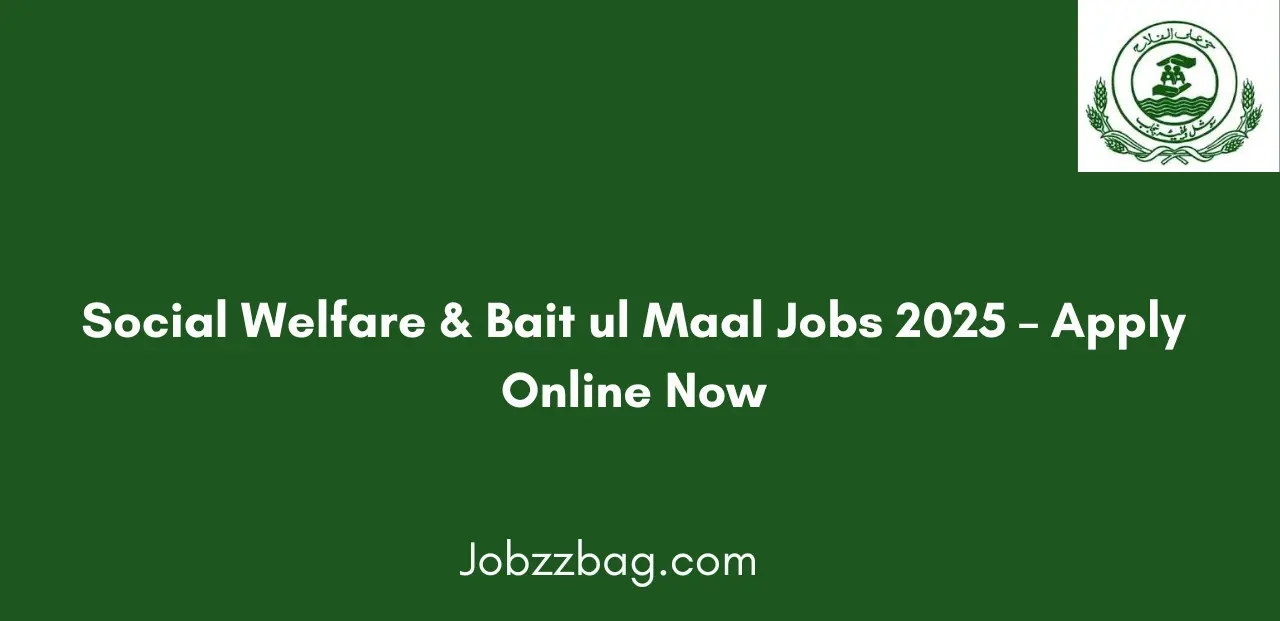 Social Welfare & Bait ul Maal Jobs 2025 Apply Online Now